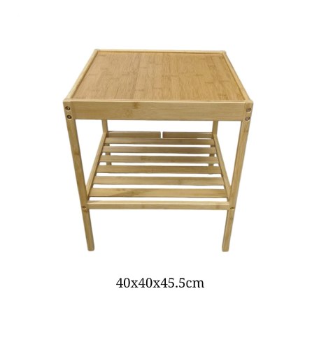 שולחן צד במבוק מידה 40X40X45.5 ס"מ