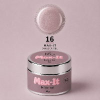 ג'ל בנייה Max-it 16 -  ניוד חום- סגלגל כהה עם שימר עדין