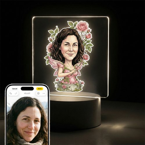 פסל תאורה מעוצב אישית - פיה