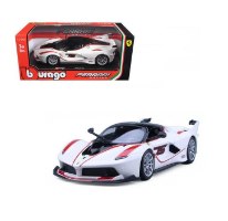 דגם בוראגו מכונית פרארי לבנה Bburago Ferrari FXX-K White 1/24