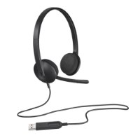 אוזניות ומיקרופון LOGITECH H340 USB HEADSET