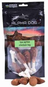 חטיף אלפא דוג פולקע עוף 80 גרם