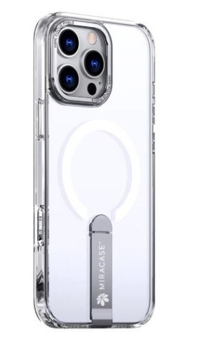 קייס שקוף לטלפון נייד מירקייס דגם Mirastand עבור iPhone 16 Pro Max