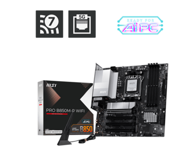 לוח אם  MSI PRO B850M-P WIFI
