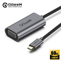 מתאם Type C ל- VGA נקבה, QGeeM USB C to VGA Female Adapter Cable
