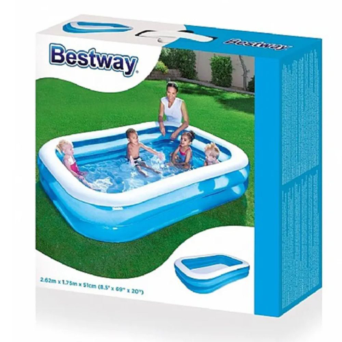 בריכה מלבנית מתנפחת 262X175X51 ס"מ - BESTWAY 54006