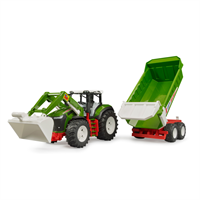 טרקטור עם עגלה - BRUDER ROADMAX 3452