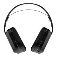 אוזניות גיימינג אלחוטיות צבע שחור Turtle Beach Stealth 500 for Xbox – אוזניות שחורות במבט מלמעלה עם נורית חיווי ירוקה דולקת