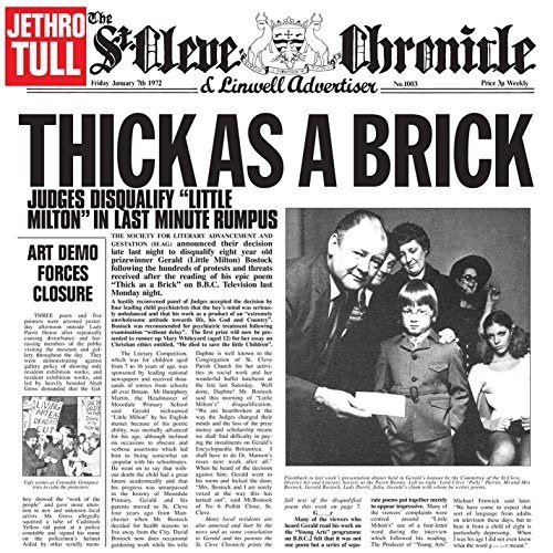 JETHRO TULL/THICK AS A BRICK