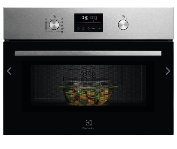 מיקרוגל בנוי משולב גריל Electrolux ECK5401X - גימור נירוסטה