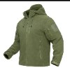 ירוק - מעיל פליז טקטי עם קפוצ׳ון