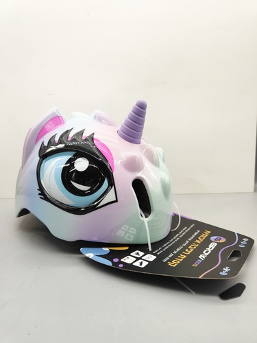 קסדה חד קרן  LED  ורוד מידה - Unicorn Helmet Grow LED Pink 675969 - S