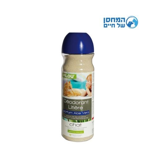 תוסף חול ריחני לחתול 750 גרם מבשם של PILOU