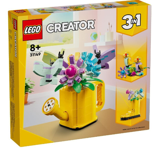 לגו קריאטור - פרחים במזלף - Lego Creator - Flowers In Watering Can 31149