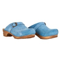 סניטה עץ צבע כחול Sanita Urban Clogs Dove Blue
