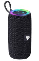 רמקול נייד Miracase MBTS801 – רמקול שחור גלילי עם תאורת RGB צבעונית בחלקו העליון וידית נשיאה USB