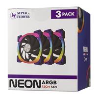 Super Flower NEON ARGB 120mm Black 3xFans