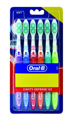 ORAL-B שישיית מברשות שיניים SOFT