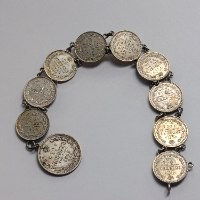 10 מטבעות רוסיים מחוברים עם לולאות. משקל כללי 22 גרם