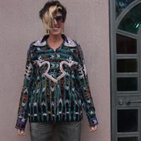 ג'קט רקמה הכי מיוחד וצבעוני שיש מידה L/XL
