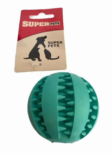 Rubber Ball Toy for Dogs Super Pets