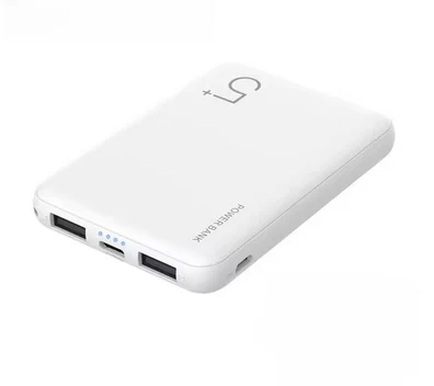 בנק כוח 5000 mah מיני powerbank נייד 2.1a מטען מהיר סוללה חיצוני עבור טלפון נייד חכם
