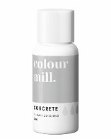 צבע מאכל ג'ל לשוקולד colour mill אפור Concrete - כשר