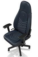 כסא גיימינג עור אמיתי Noblechairs ICON Real Leather Gaming Chair Blue/Graphite