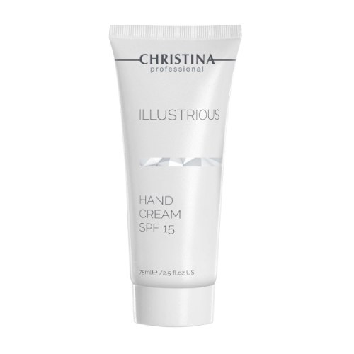 קרם הבהרה לידיים עם הגנה 75 מ"ל Christina Illustrious Hand Cream Spf 15