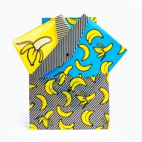 רביעיית תיקי מעטפה A4 בננות  Banana Document Wallets