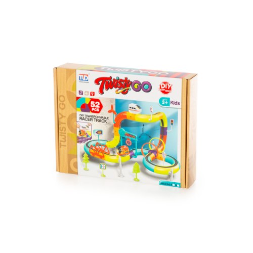 מסלול רכבת מגנטי 52 חלקים TWISTY-GO