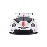 דגם מכונית בוראגו פורשה מירוצים לבנה Bburago Porsche 911 RSR GT 1/24