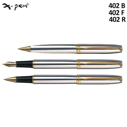 עט לג'נד  כסף זהב  X-Pen LEGEND דגם XP-402