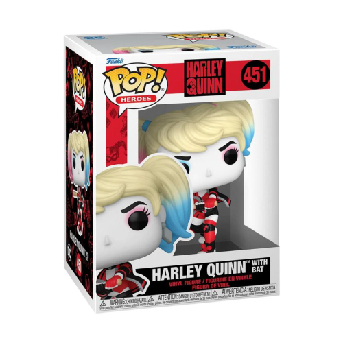 פופ הארלי קווין חובטת עם מחבט בייסבול - POP HARLEY QUINN 451