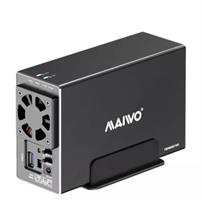 מארז חיצוני ל-2 דיסקים MAIVO HDD 3.5 DUAL BAY USB3.2 RAID