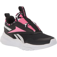 REEBOK | ריבוק - REEBOK XT SPRINTER SLIP KIDS נעלי ספורט ללא שרוכים שחור ורוד מנומר | ילדים