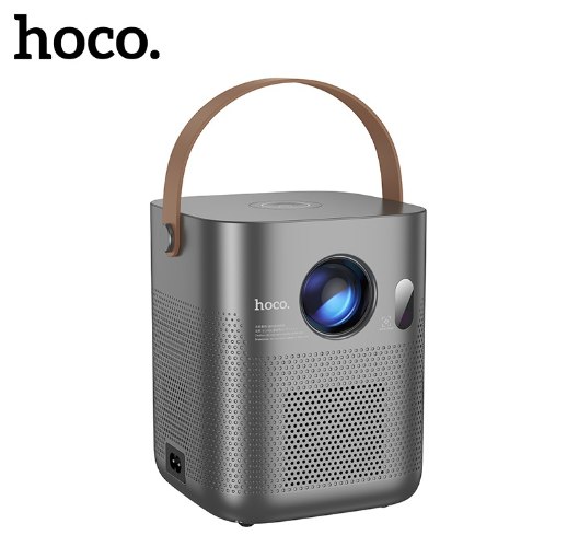מקרן נייד חכם HOCO DT4 – אנדרואיד מובנה, פוקוס אוטומטי ואיכות HD