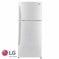 LG מקרר מקפיא עליון 381 ליטר דגם: GR-B440INVW גוון לבן מתצוגה !