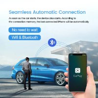 3.0 - U2W Plus מתאם לרכב CarPlay ו‑Android Auto אלחוטי Carlinkit