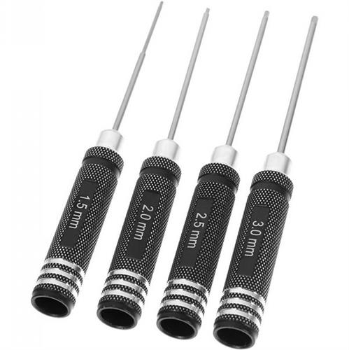 סט 4 מברגי HEX 1.5MM ,2MM ,2.5MM ,3MM