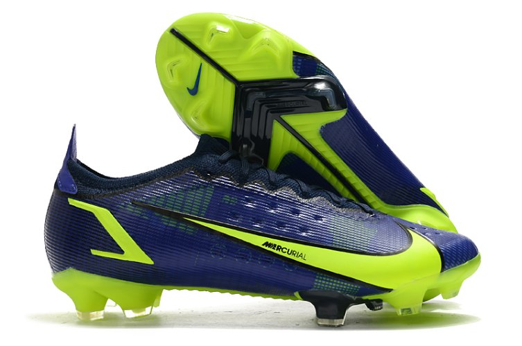 נעלי כדורגל Nike Mercurial Vapor XIV Elite FG כחול צהוב