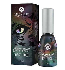 טופ עין החתול הולוגרפי - HOLO CAT EYE TOP GEL