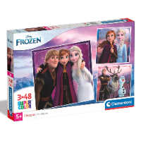 קלמנטוני - פאזל פרוזן 3X48 חלקים - Clementoni 25306 Frozen