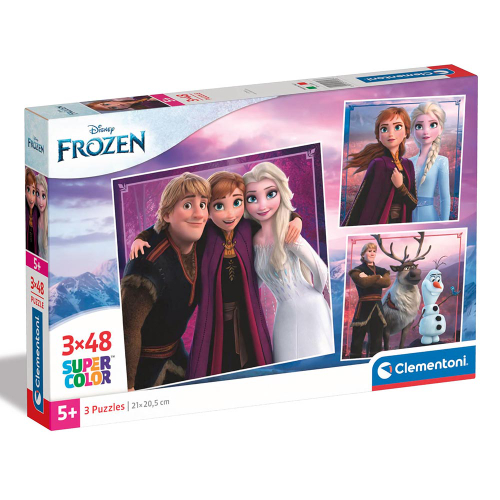 קלמנטוני - פאזל פרוזן 3X48 חלקים - Clementoni 25306 Frozen