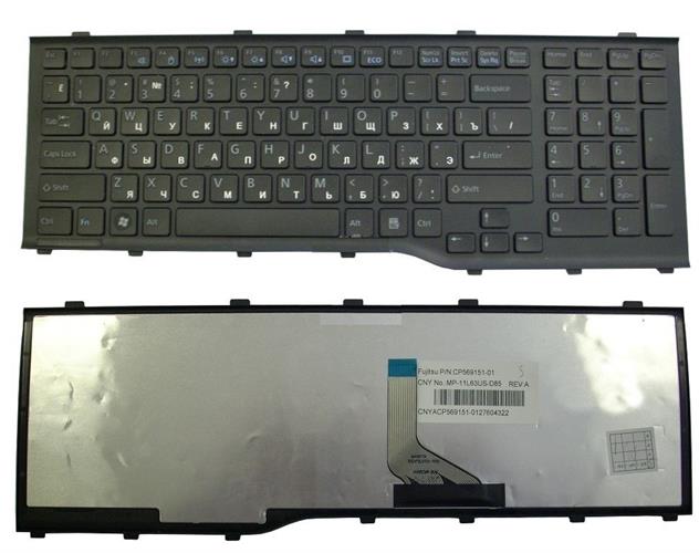 מקלדת להחלפה במחשב נייד פוגיטסו Fujitsu Lifebook AH532 A532 N532 NH532series laptop Keyboard CP569151-01