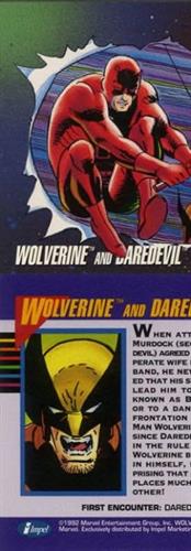 קלף בודד מארוול marvel - wolverine & daredevil - Universe Series 3 - 84