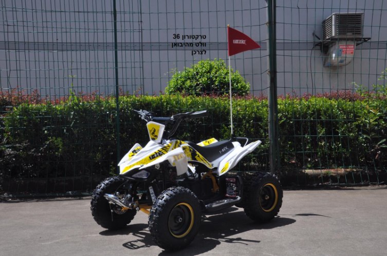 טרקטורון 36 וולט מקצועי גלגלי גומי דגם ATV