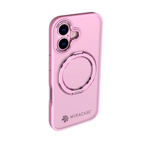 כיסוי ורוד עבור Miracase Miraring iPhone 17