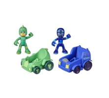 כוח פיג’יי PJ Masks Gekko vs Night Ninja racers are ready