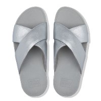 לולו קרוס סלייד סילבר פיטפלופ FITFLOP
